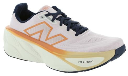 New Balance Women's Fresh Foam X More V5 Running Shoe, Pink Granite/Copper/Calcium, 9.5