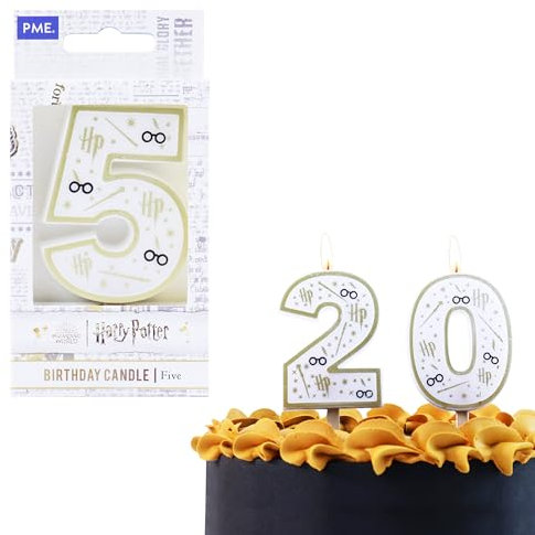 PME Harry Potter Geburtstagskerze, Nummer 5, Multicolor- 5