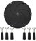 Eighosee M33x3.5 300mm Broche Travail Du Bois Mâchoire Auto Centrage Mandrins de Tour Centrifuges pour Outils de Mandrin de Tour à Bois Creux