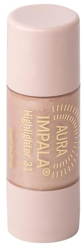IMPALA AURA Highlighter liquide | Pour le visage et le corps | Effet éclaircissant, soulignant et modelant | Texture légère et soyeuse | Couleur rose perle 31 | 9 ml