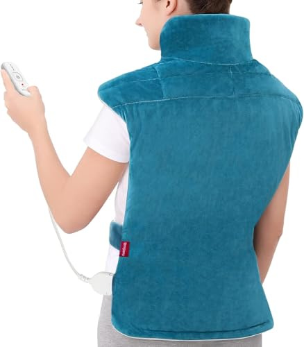 Comfytemp Termoforo Elettrico per Schiena e Cervicale, 9 Livelli di Calore