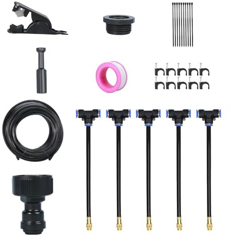 Acunny Automatische Gartenbewässerung | Automatische Gartenbewässerung – Schnellverbindungswerkzeug für Sprinkler und Vernebler im Park, Terrasse und Balkon