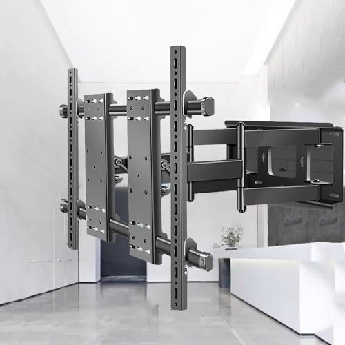 Supporto TV Retrattile Da Parete Pesante - Supporto TV Con Doppia Rotazione Articolata, For TV Da 70-120 Pollici, Supporta Fino A 130 Kg
