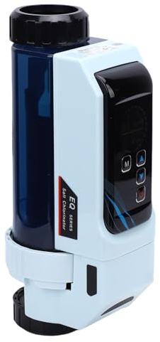 Fdit Système de Sel de Piscine à Contrôle Intelligent, Filtre à Eau par Osmose Inverse sans Réservoir à 8 étapes, Système de Chlorinateur d'eau Salée étanche à l'eau