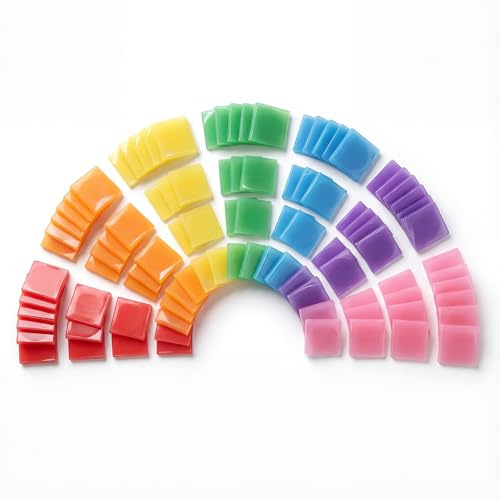 100 piezas para cera de pintura de diamantes, para accesorios de pintura de diamantes, cera, pegamento tipo diamante, accesorios (7 colores)