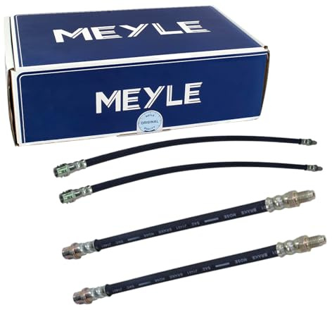 4x Meyle Bremsschlauch vorne + hinten | 2x 0145250007, 2x 0145250001 Kompatibel mit A-Klasse (W169),B-Klasse Sports Tourer (W245)