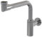 NEG Design Raumspar-Siphon NX65R (rund) Ablauf für Waschbecken/Waschschalen (mit Geruchsverschluss)