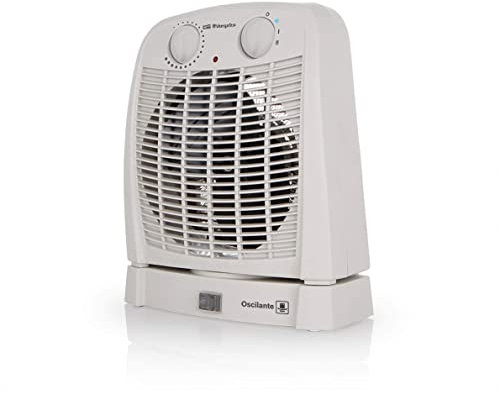 Orbegozo FH 7001 – Calefactor baño con movimiento oscilante, 2 niveles de calor y modo ventilador de aire frío. 2000 W de potencia
