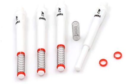 CUESOUL TERO AK7 Tiges de fléchettes à Ressort intégré télescopique, Lot de 4 pièces
