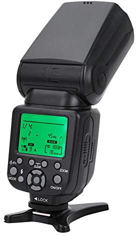 2.4G Wireless 1/8000s TTL GN58 Flash Speedlite Master/Slave with Rotatable LCD Screen for SLR Camera, Supports High Speed Continuous Shooting