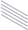 Design House 559120 Lot de 5 barres de douche en acier inoxydable 152,4 cm Chrome poli