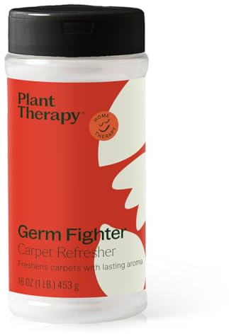 Plant Therapy Home Germ Fighter Carpet Refresher 16 oz Natural Ingredients, Neutralizes Odors, Naturally scented, Made without Phthalates, Dyes, Sulfates, Bleach, Synthetic Fragrances