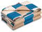 Navaris Gewichtsdecke 135x200 cm 8,8 kg - Bezug aus Baumwolle - 7 Schichten - Decke schwere Bettdecke - Beschwerte Decke kariert