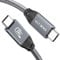 USB C to USB C Cable, 20Gbps Type C 3.2 Gen2 Cord with 20Gbps Rate, PD 240W 5A, 4K@60Hz Video and E-Marker for Thunderbolt 3/4, MacBook, Dell XPS, iPad Pro, Samsung S20, S21, SSD, Hub, Monitor (2M)