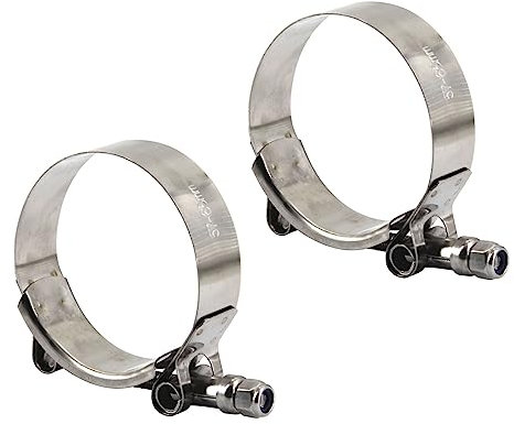 Morsetti per tubi resistenti in acciaio inox 304, 95-103 mm, 2 pezzi