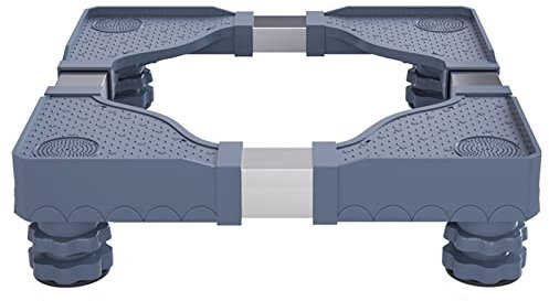 Base Mobile Regolabile Da 50-62 Cm, Base Frigorifero Antiscivolo In Acciaio Inox, Altezza Regolabile 10-12 Cm (Color : A)