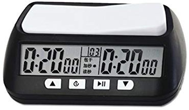 Luckxing Horloge d'échecs Professionnelle avec Minuterie de Jeu - Compte à Rebours Analogique