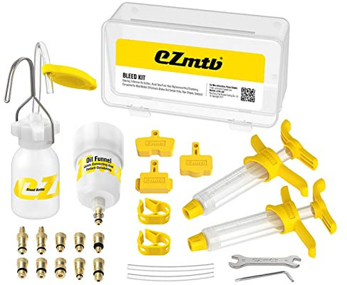 Yiezio Fahrrad Hydraulische Scheibenbremse Entlüftungskit für Shimano Tektro Magura SRAM Serie, Bremsen Wechsel Hydraulische Kits