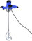 Mortar Mixer 2600W Cement Agitator 1700rpm Portable Concrete Mixer Paint Mixer Professional 6 Adjustable Speeds for Edible Glue Mortar Cement Concrete Blue