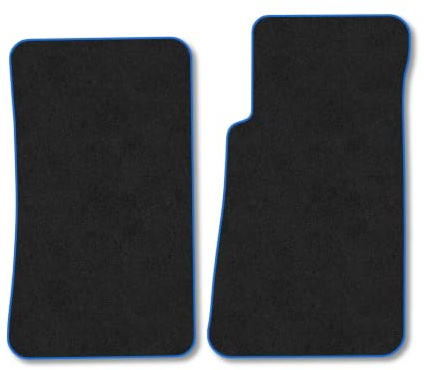 Mazda MX-5 (1998-2006) Carpet Car Mats | Blue Edge Trim Tailored Fit Floor Mats Full Coverage Protection Accessories Easy Clean Anti Slip Made in the UK