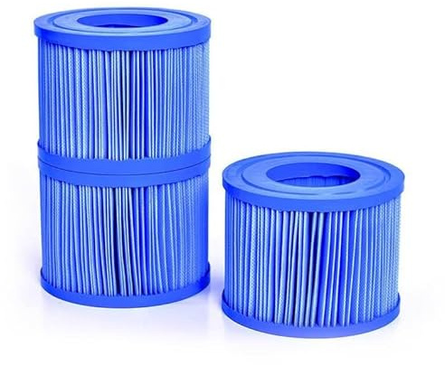 Giordanoshop Set 3 Cartucce Filtro Antibatteriche per Piscina Idromassaggio NetSpa Vita e Octopus