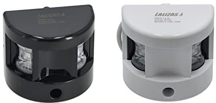 Toplicht LED schwarz od. weiß 225° Ausführung Schwarz Kunststoff kompakt | ABS | Wasserdicht | UV-beständig | Langlebig | Witterungsbeständig | Salzwasserbeständig | ISO-zertifiziert | Länge 0,6m