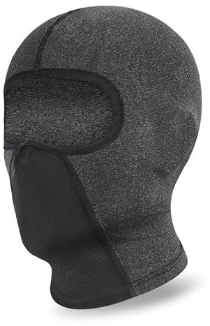 YSJJZRL Sturmhaube, Gesichtsmaske, Sommer, kühlend, Halstuch, UV-Schutz, Motorrad, Skischal, für Herren/Damen, Kurz - Keine Löcher, Einheitsgröße