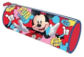 arlis Trousse Scolaire, Ronde - Dimensions: 23 x 8 cm (Trousse Mickey)
