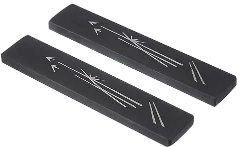 PATIKIL Kalligrafie Papiergewicht 1 Paar Briefbeschwerer Chinesische Kalligrafie Steine 18cm/7