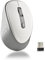 NGS Dew White – Mouse ottico wireless, mouse ergonomico, mouse wireless silenzioso per laptop, alta precisione con ricevitore nano, ambidestro, DPI regolabile 800/1600, plug and play