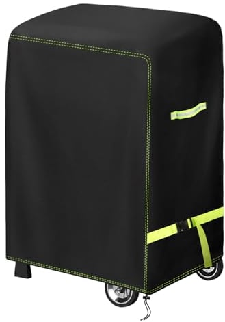 VDISRR Funda Barbacoa Exterior Impermeable, 420D Oxford Resistente al Desgarro Funda Protectora para BBQ 90 x 70 x 110 cm, Cubierta de Barbacoa Exterior Anti-Viento/Anti-Polvo/Anti-Humedad/Anti UV