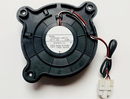 12035GE-12M-YT 12V DC 0.26A 100x100mm 3-Wire Cooling Fan
