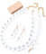 Tesselite 4 Stück/Set Acryl-Gliederkette, Choker-Halskette für Damen, Bohemain, matt, bunt, Statement-Ohrringe, Armbänder, Halsketten, Schmucksets, Weiß, Einheitsgröße