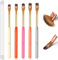 MUSILAN 5PCS Acryl Pinsel für Nägel, Acrylic Brush für Acryl Anwendung Nagelverlängerung & Carving Nagelsalon, Professionelle Acrylnagelbürsten für Präzision Maniküre Design, Größe L - 12/14/16/18/20