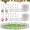 2 Pcs Mini Recinzione per Giardino, 90 x 5cm Miniatura Recinzione Giardino, Staccionata in Legno per Albero di Natale per Miniatura Giardino, Casa Delle Bambole, Bonsai, Accessori per Micro Paesaggi