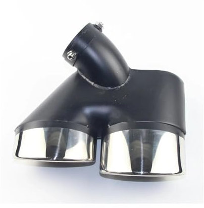 BLNETU Auto-Endschalldämpfer Autozubehör Auspuffendrohr Aus Edelstahl Beidseitiger Vierrohr-Schalldämpfer Passend Für Mercedes Für Benz W211 E260 E240 (Links)