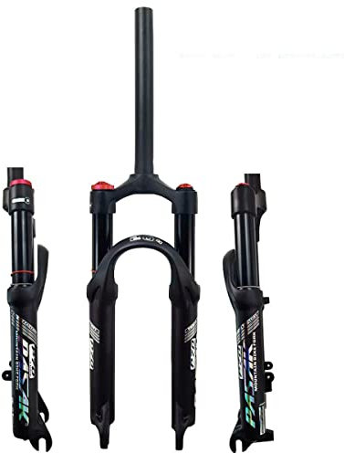 WXPXYBF Bike Suspension Forks BMX Suspension Fork 20inch 24inch Mountain Bike Air Fork 1-1/8 Straight Disc Brake MTB 9mm QR 80mm Travel HL RL For Folding Bicycle 1780g