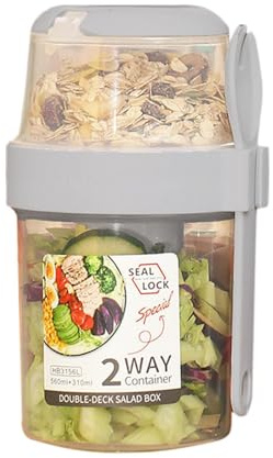 Ensemble de récipients à salade – Tasse à salade fraîche, récipient à salade de légumes | 29 récipients à salade de 36 oz pour le déjeuner, tasses à salade, compartiment à vinaigrette, tasses à salade