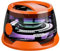 Magnetic Bluetooth Speaker Multifunctional Mini Speakers Wireless,Portable Waterproof Wireless Speaker with Magnetic Adsorption for Phones & Metal Surfaces,Equipped RGB Light Orange