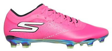 Skechers Mens Razor Elite Adults Firm Ground Football Boots Pink/Black 9 UK