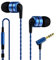 SoundMAGIC E80 Auricolari in Ear con Cavo e Senza Microfono monitor HiFi Cuffie con Filo Isolamento Acustico Vestibilità Comoda per gli amanti dell’audio Blu