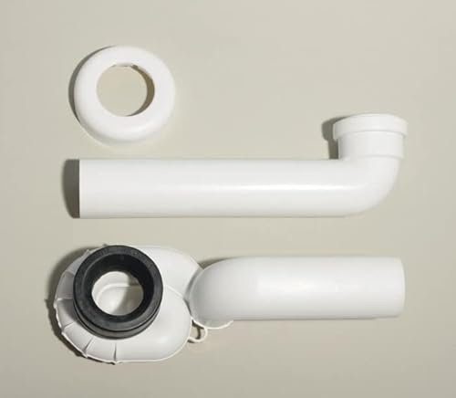 Ideal Standard K751501 Absaugeformstück mit Ablaufbogen und Rosette, Weiß