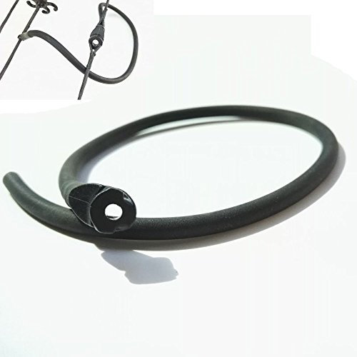 SHARROW 2pcs Rohr Peep Sight Tubing 1/8 3/16 Zoll Silikon Compound Bogen Peep Sight Zubehör (1/8 Zoll)