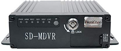 WeniChen 4 canali 960P auto DVR AHD Video/Audio SD card Recorder (supporto fino a 128 GB) con porta VGA per autobus, camion, rimorchi, furgoni, auto, veicoli di sorveglianza