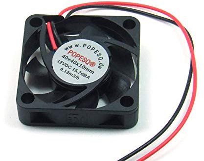 POPESQ® 1 piezas x Ventilador Super Silencioso 12V 40mm x 40mm x 10mm 3D Impresora #A2507