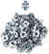 LIKERAINY Tuercas M8 x 12mm con 4 Dientes Metal T-Nuts Tuercas de Fijación para Muebles de Madera Insertos Ciegos Tuerca 150Pcs