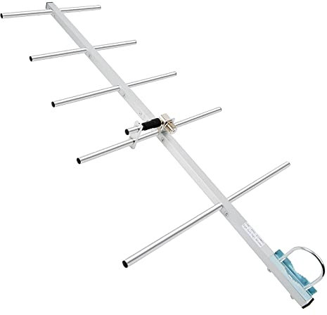 TWAYRDIO TW-YG05 Outdoor Yagi Antenna UHF 400-470MHz High Gain 9 dBi SL16-Female Aluminum Alloy Antenna for Ham Radio Mobile Transceivers Repeaters