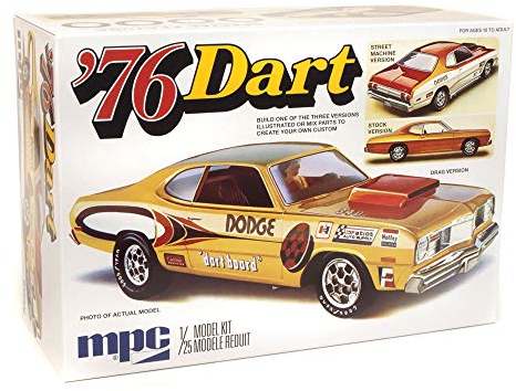 MPC 1/25 1976er Dodge Dart Sport Modellauto, Kunststoff, Erwachsener, Nicht zusammenklappbar
