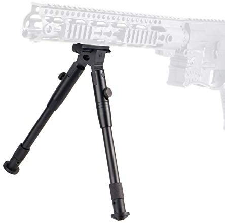 ToopMount Bipied de Fusil Tactique 6-9 Pouces - Tension du Ressort Extensible à Goujon pivotant réglable pour Carabine à air comprimé
