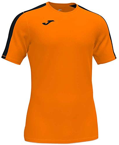 Joma Academy Camiseta Juego Manga Corta, Hombre, Naranja Negro, L